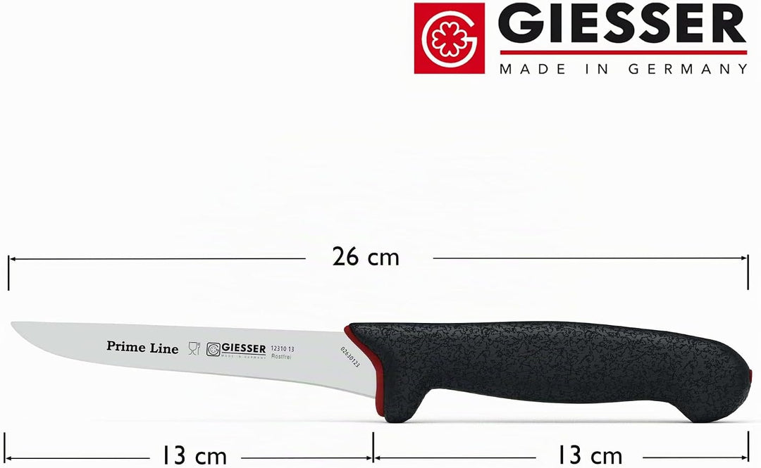 Giesser seit 1776 - Made in Germany - Ausbeinmesser rutschfest PrimeLine, 13 cm Klinge flexibel, sch