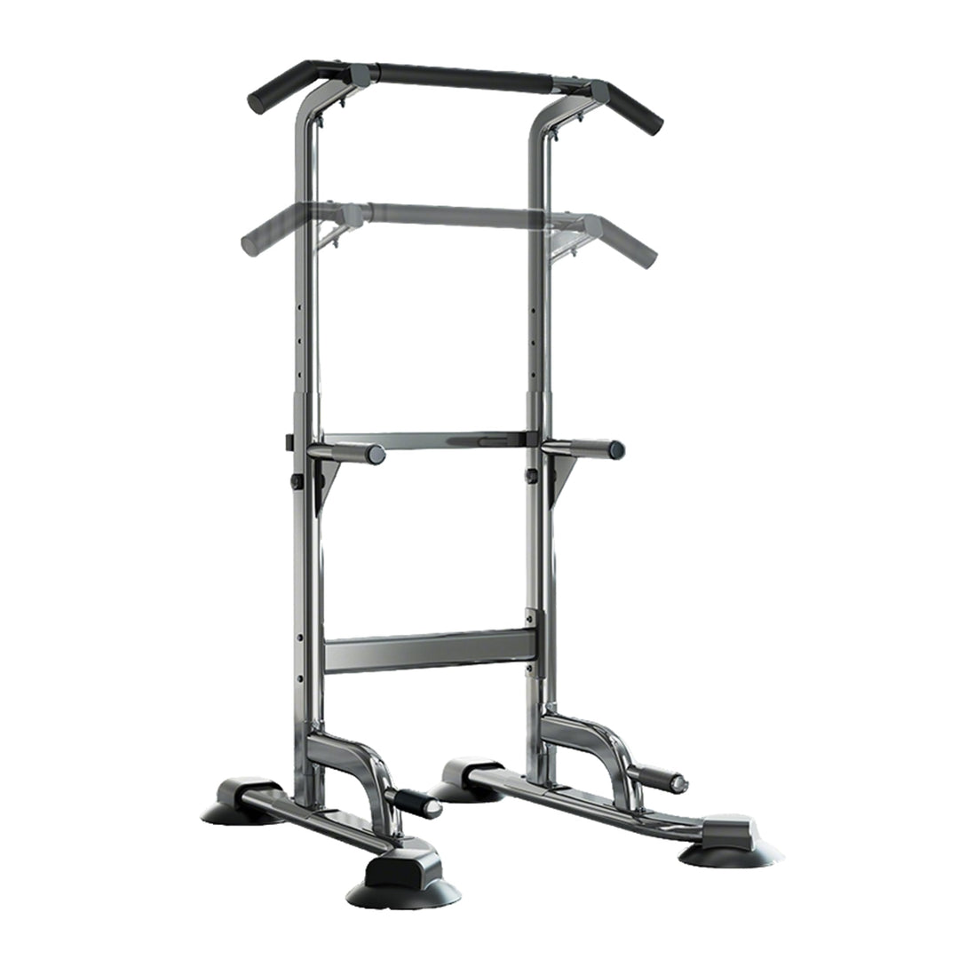 Verstellbare Klimmzugstange mit Rückenstütze &amp; 6-fach Höhenverstellung (175-240 cm) – 160 kg Belastb