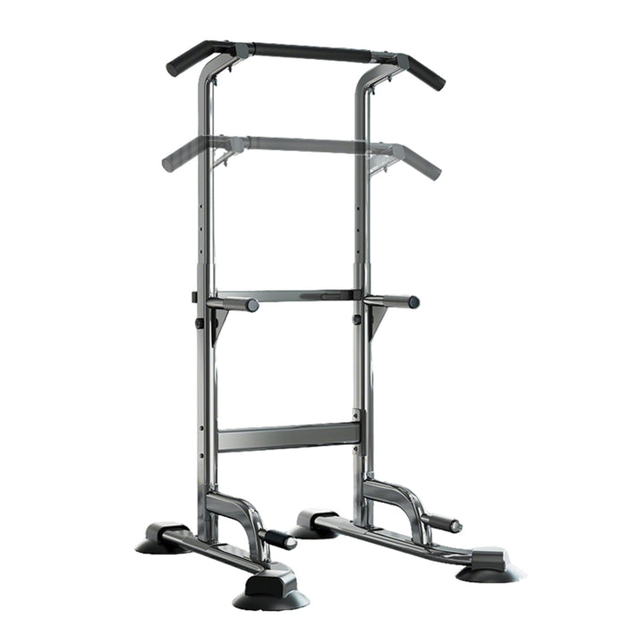 Verstellbare Klimmzugstange mit Rückenstütze &amp; 6-fach Höhenverstellung (175-240 cm) – 160 kg Belastb