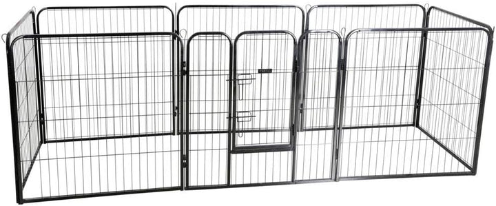 Kerbl 80577 Hunde- und Welpengehege 80x77cm, 8 Elemente, mit Türe, 20.12 kg