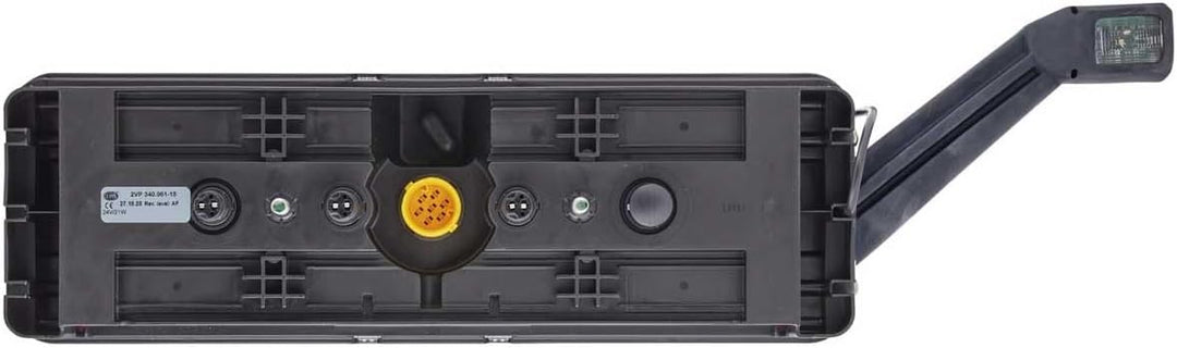 HELLA - Heckleuchte - Hybrid - 24V - Anbau/geschraubt - Lichtscheibenfarbe: glasklar - Stecker: Easy