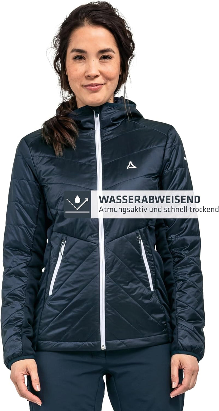 Schöffel Damen Hybrid Jacket Stams L, wasserabweisende, atmungsaktive Outdoorjacke, Funktionsjacke m