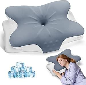 Nackenkissen Kopfkissen - Memory Foam Kissen - Stabile Nackenstütze Schlafkissen Pillows for Sleepin