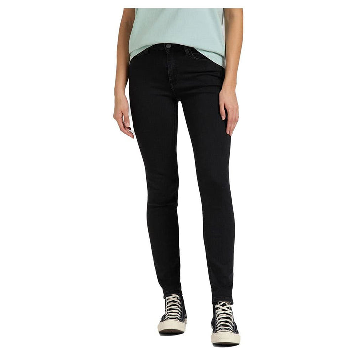 Lee Damen Foreverfit Jeans 24W / 29L Black Avery, 24W / 29L Black Avery