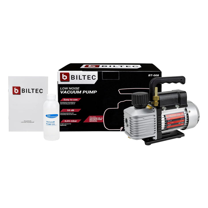 BILTEC - Vakuumpumpe - geeignet für Giessharze, Vakuumeinspritzung, Trocknung - hohe Leistung - gerä