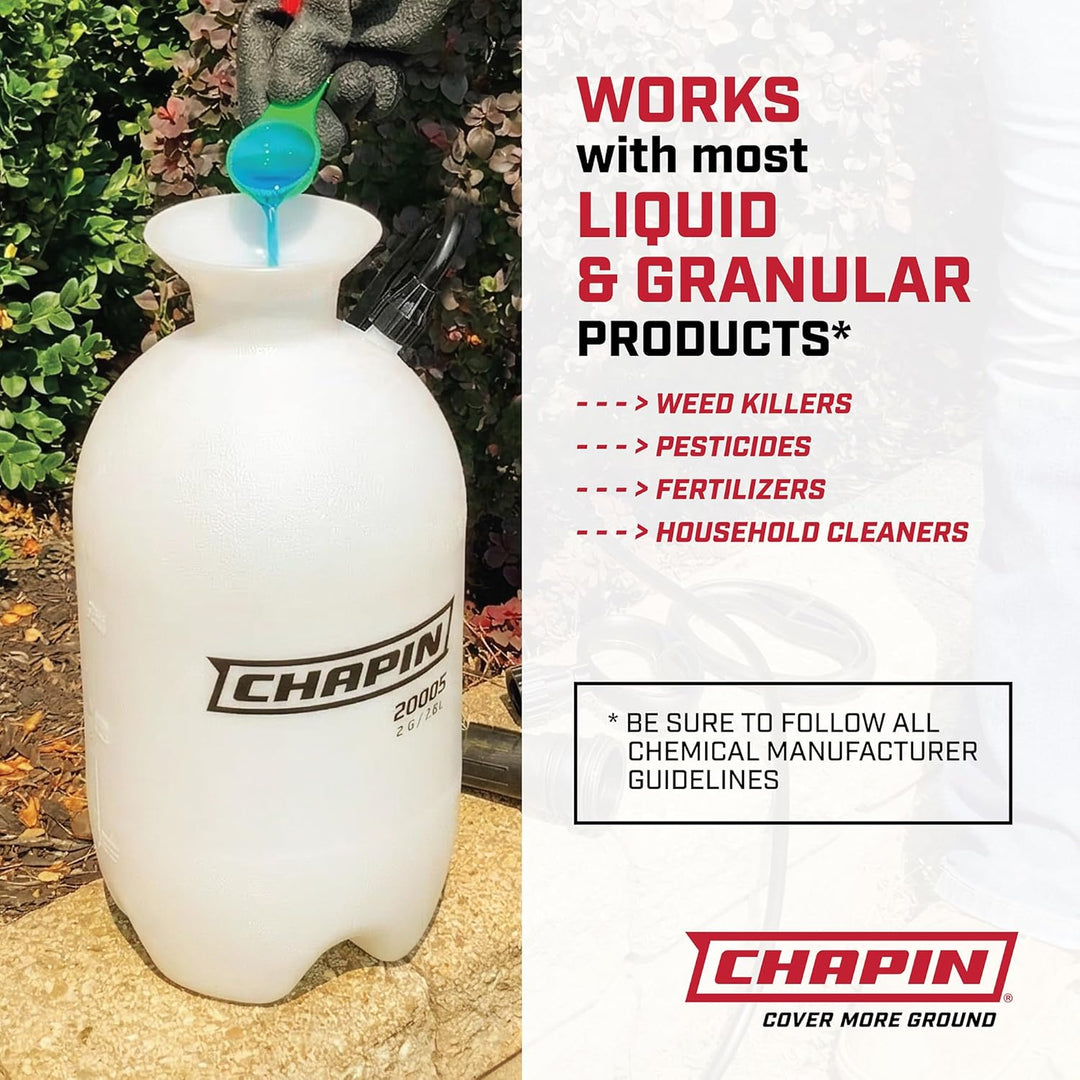 Chapin 20002 Rasen, Sprühkopf, lichtdurchlässig, Weiss 2 Gallon Sprayer Sprüher, 2 Gallon Sprayer Sp
