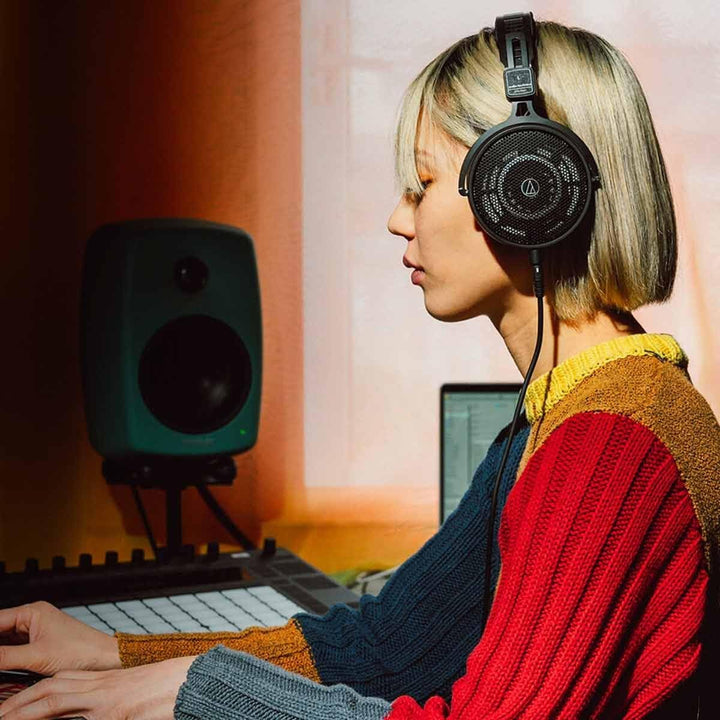 Audio-Technica ATH-R50x Professioneller Over-Ear-Referenzkopfhörer mit offener Rückseite