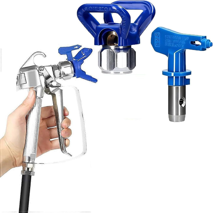 6 Stück Airless Düse mit Spitzendichtung Typ 211 315 417 515 517 523 Blau-Typ 211 315 417 515 517 52
