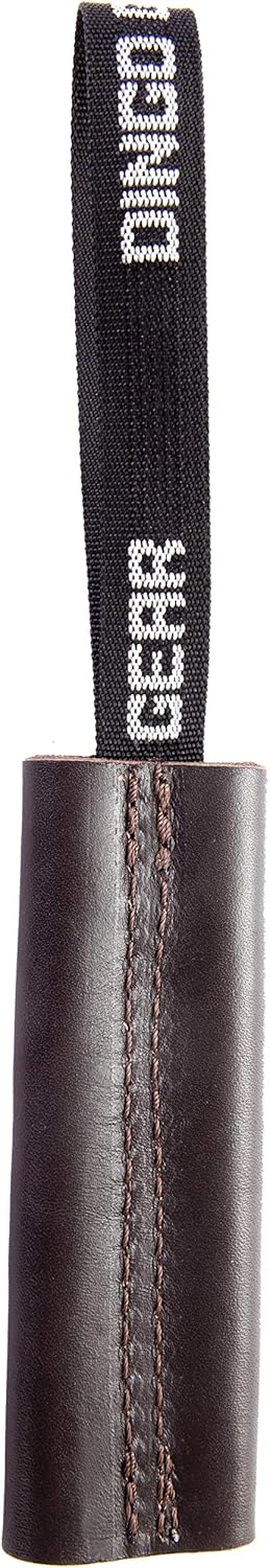 Dingo Gear S00230 Hundespielzeug Bissenzieher, Handarbeit aus braunem genarbtem Leder, Starkes Ziehe