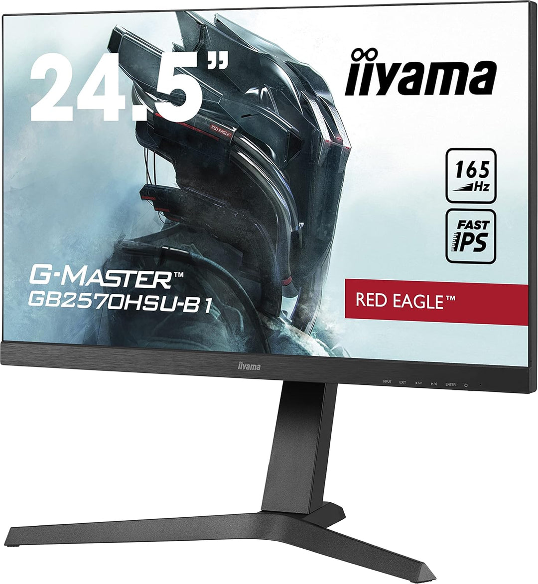 iiyama G-Master GB2570HSU-B1 24.5 Inch Fast (FLC) IPS LCD,165Hz,0.5ms,FreeSync Premium ,HDR10,Full H