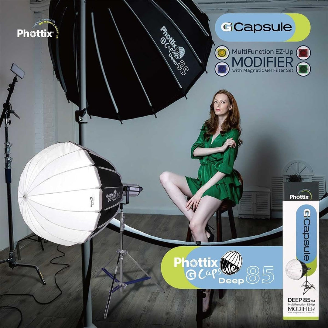 Phottix G-Capsule Softbox 85 cm Deep Softbox 85cm (33"), Deep Softbox 85cm (33")