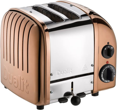Dualit NewGen Kupfer-Toaster mit 2 Scheiben, handgefertigt in Grossbritannien – austauschbare ProHea