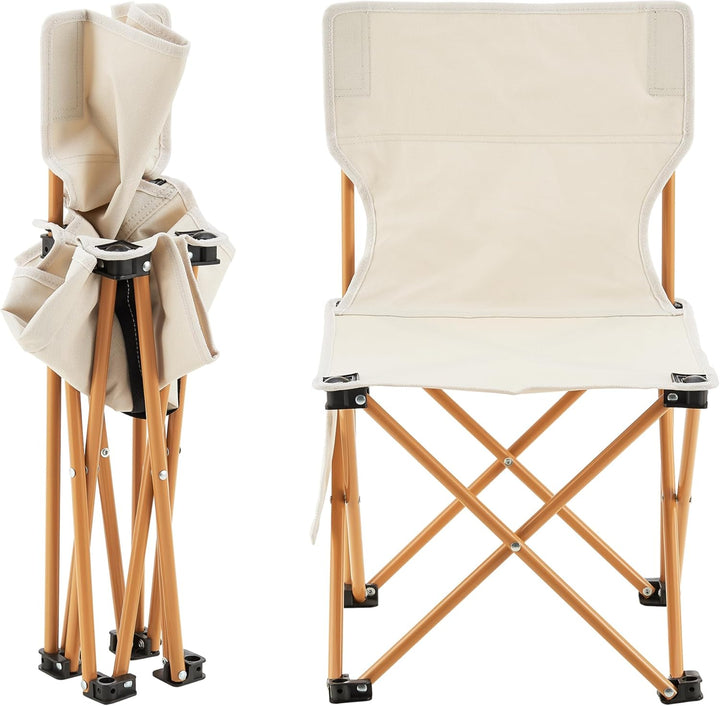 casa.pro Gartenmöbelset Banzi 3-TLG. Campingset 2 Stühle und Tisch faltbares Picknickset aus Textilg