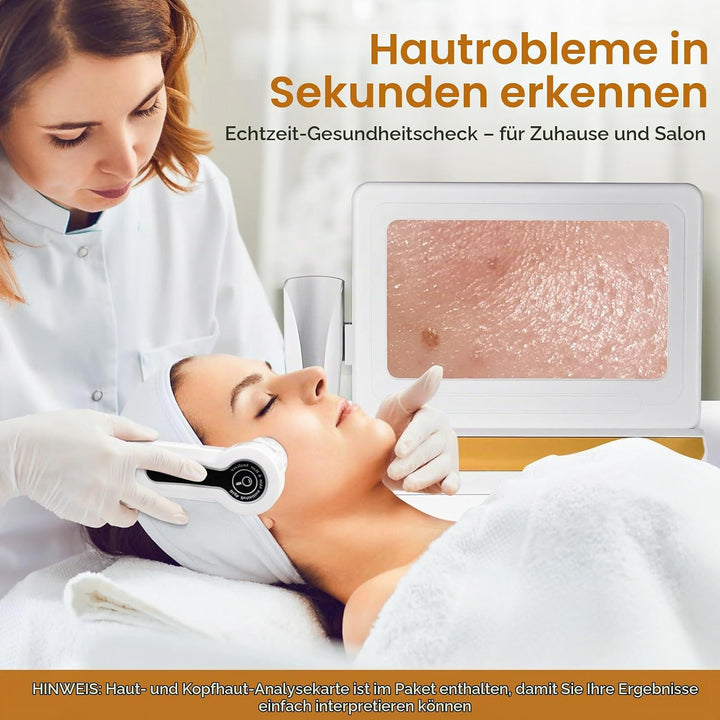 Skin Diagnosis Hair Analyzer, 11 Inch HD Screen Scalp Analysis Machine, Digital Hair Follicle Scalp