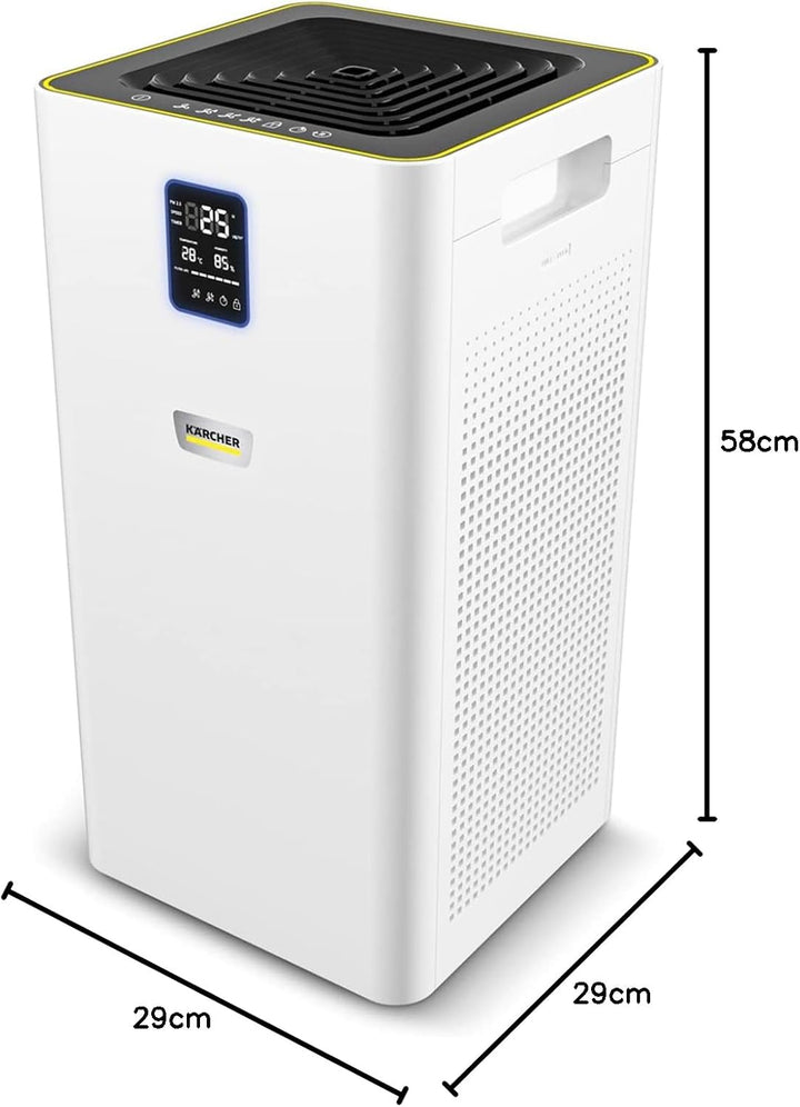 Kärcher Luftreiniger AF 50, Luftdurchsatz: 520 m³/h, bis zu 100 m² Räume, beseitigt 99,95% der Parti