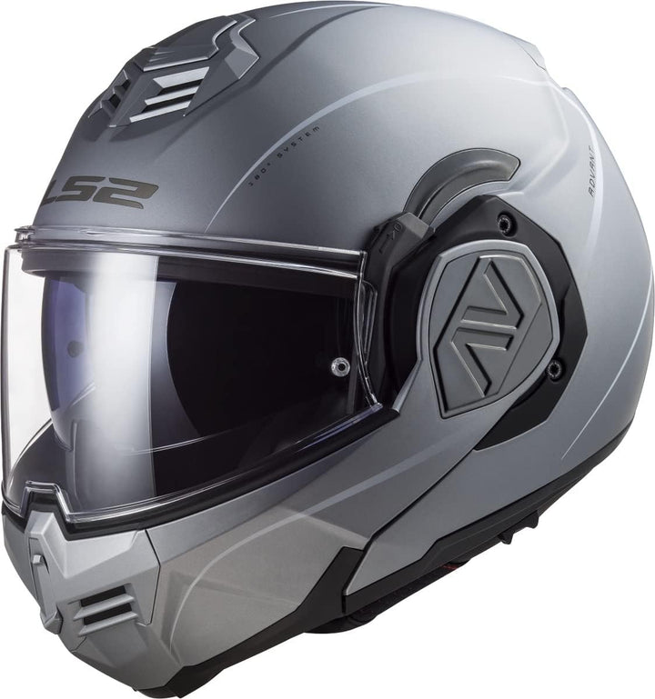 LS2 Klapphelm FF906 Advant Special ECE2206 Modularhelm Motorradhelm L mat silver, L mat silver
