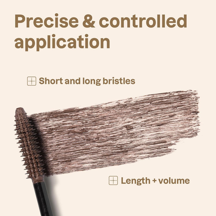 ATTITUDE Oceanly Serum Infused Mascara, EWG Verified, Eye Lash Serum, Length + Volume, Vegan Beauty