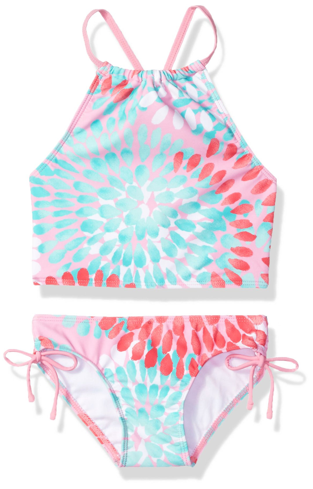 Kanu Surf Girls' Daisy Beach Sport Halter Tankini 2-Piece Swimsuit