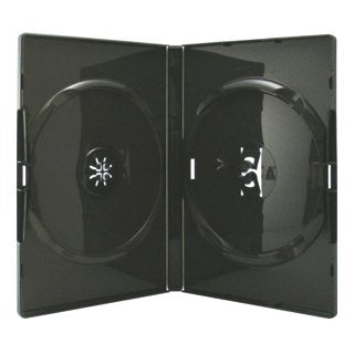 Amaray DVD Hüllen schwarz für 2 Discs, Face to Face, 50 Stück