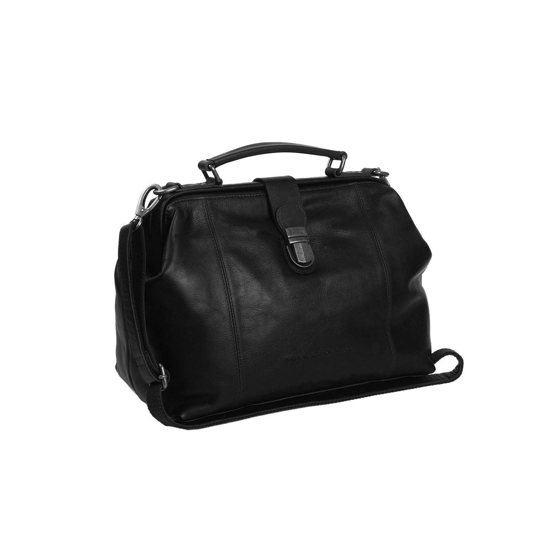 The Chesterfield Brand Shaun - Umhängetasche Leder 32 cm Schwarz, Schwarz