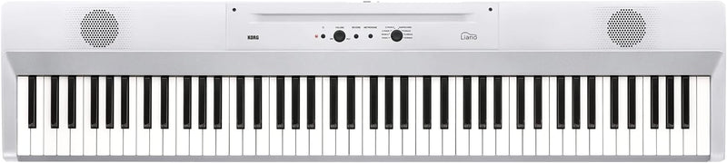 Korg – Liano L1 – Tragbares Digitalpiano mit Hochwertiger Soft-Touch-Tastatur – Perlweiss White, Whi