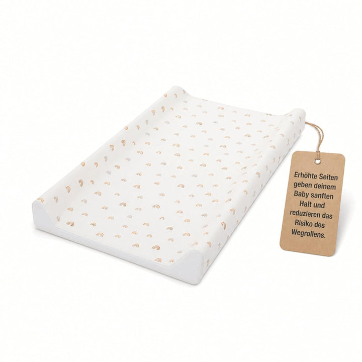 Fillikid Wickelauflage 2-Keil Exclusiv/Wickelmulde 50x65 cm/Wickelunterlage mit abwaschbarer Folienb