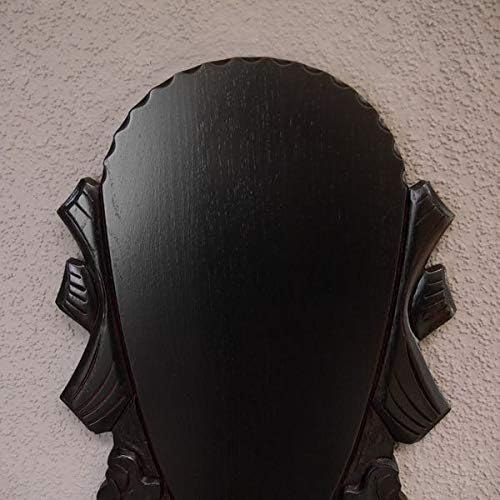 Trophäenschild geschnitzt gross Rothirsch Geweih Hirschgeweih AF H45 cm
