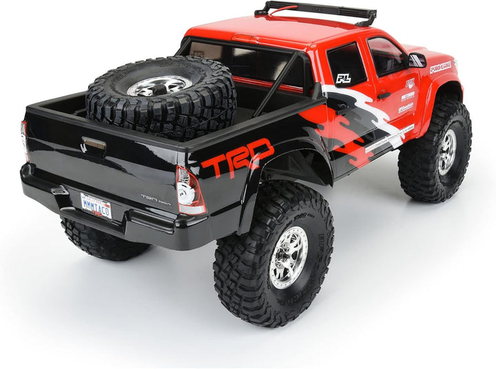 1/10 2015 Toyota Tacoma TRD Pro Clear Body 12.3" (313mm) Wheelbase: Crawlers