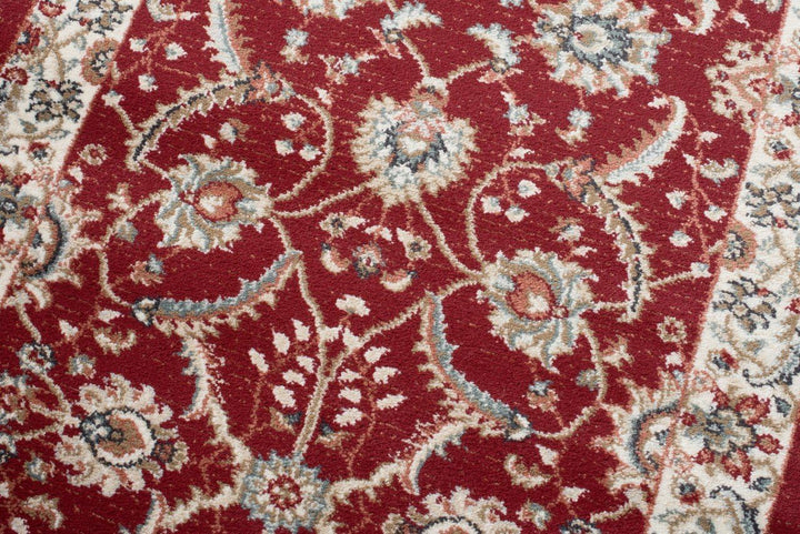 Carpeto Rugs Blumen Teppich Läufer Flur - Orientalisch Teppichläufer - Kurzflor, Weich - Flurläufer
