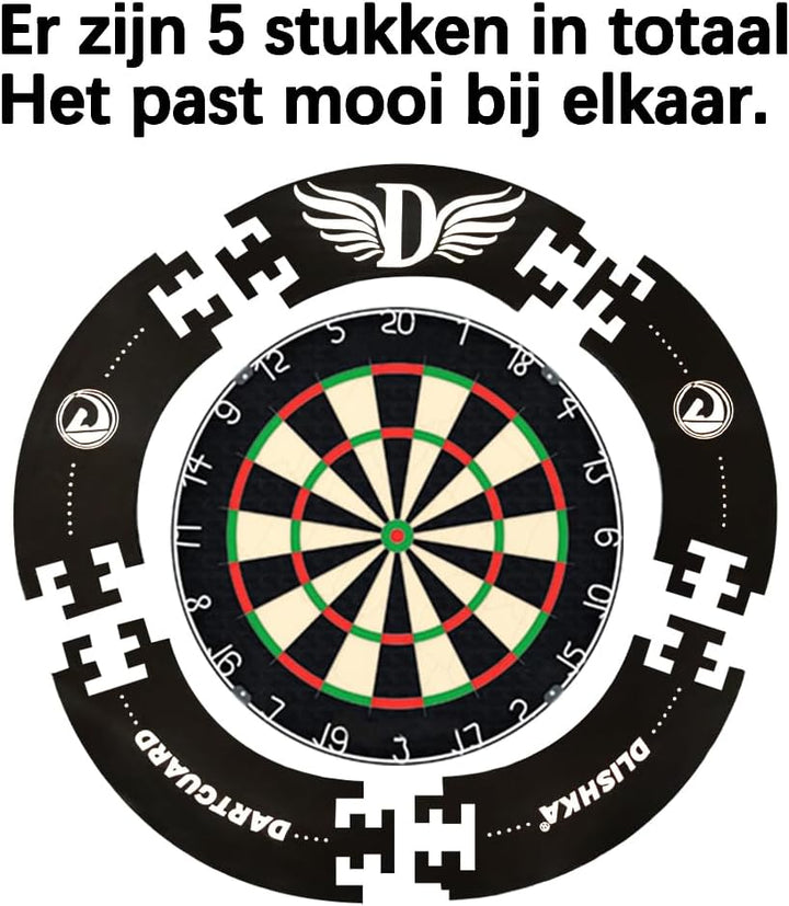 Dartscheibe Dart ZubehöR-Dart Surround Eva T:2.5cm,Dartscheibe Schutzring FüR Verpasste WüRfe,Einfac