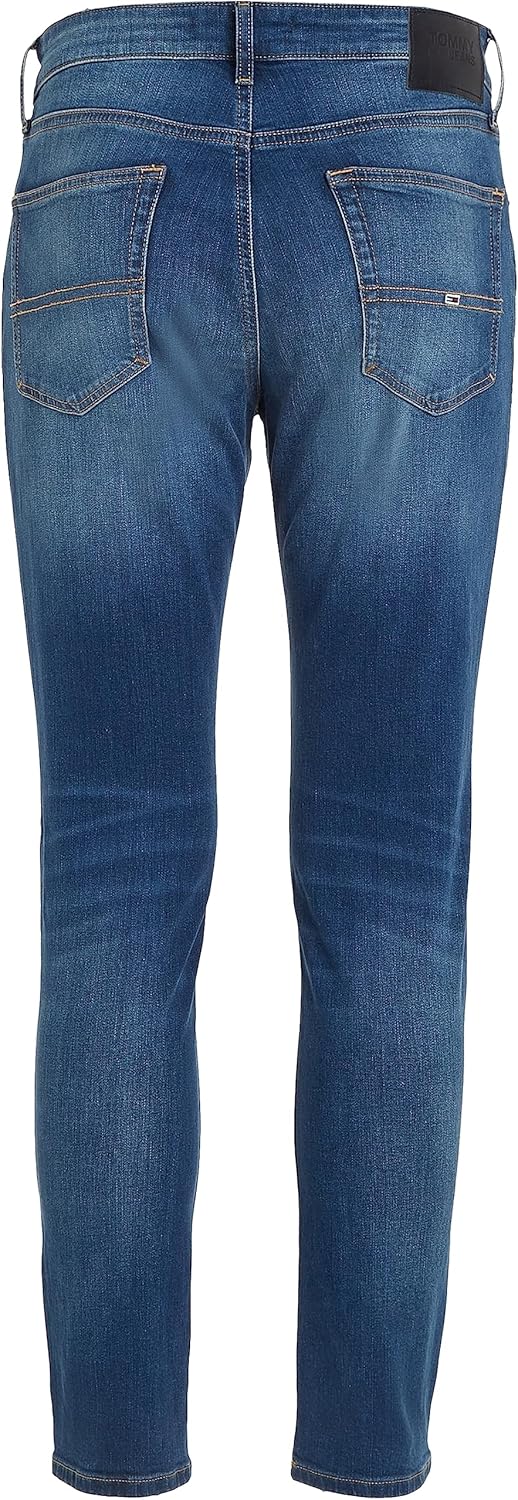 Tommy Jeans Herren Jeanshosen Austin Slim Tapered Wmbs Dm0dm09550 28W / 32L Blau (Wilson Mid Blue St