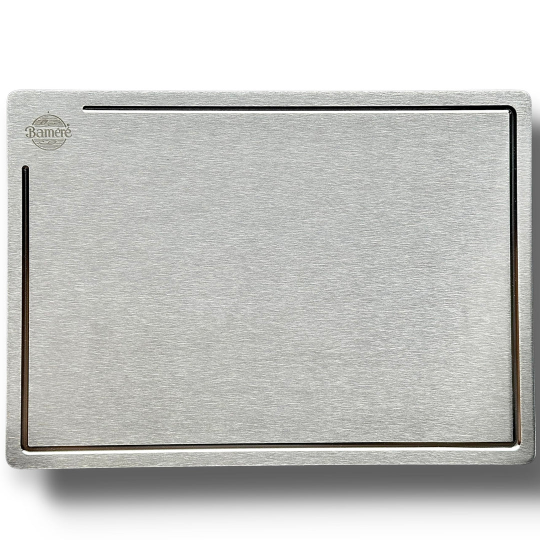 Baméré Titan-Schneidebrett, 100% reines Titan, antibakteriell, geruchsneutral, spülmaschinenfest, le