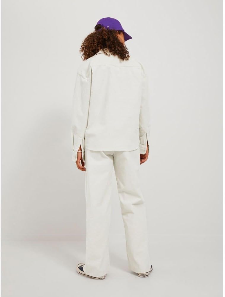JACK & JONES Damen Jxgelly New RLX Cord Overshirt Sn Jacke XS Bone White, XS Bone White