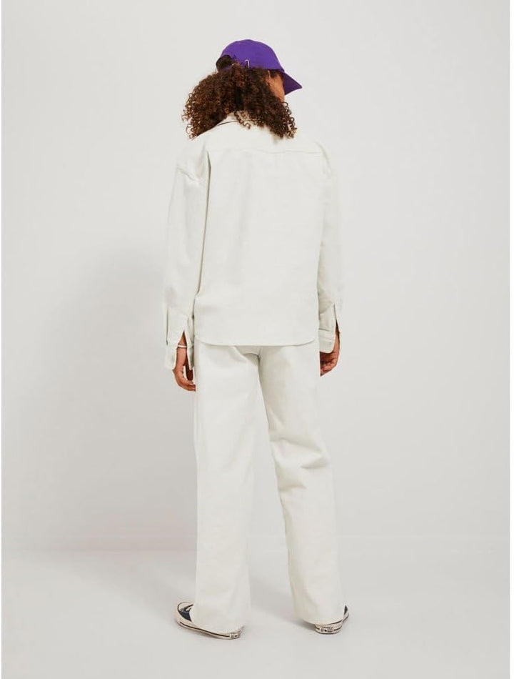 JACK & JONES Damen Jxgelly New RLX Cord Overshirt Sn Jacke XS Bone White, XS Bone White