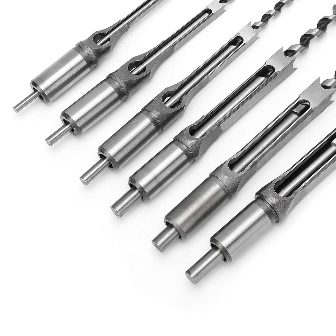 Meisselbohrer, Sägebohrer 6Pcs/Set Schneckenbohrer Stahl für die Holzbearbeitung