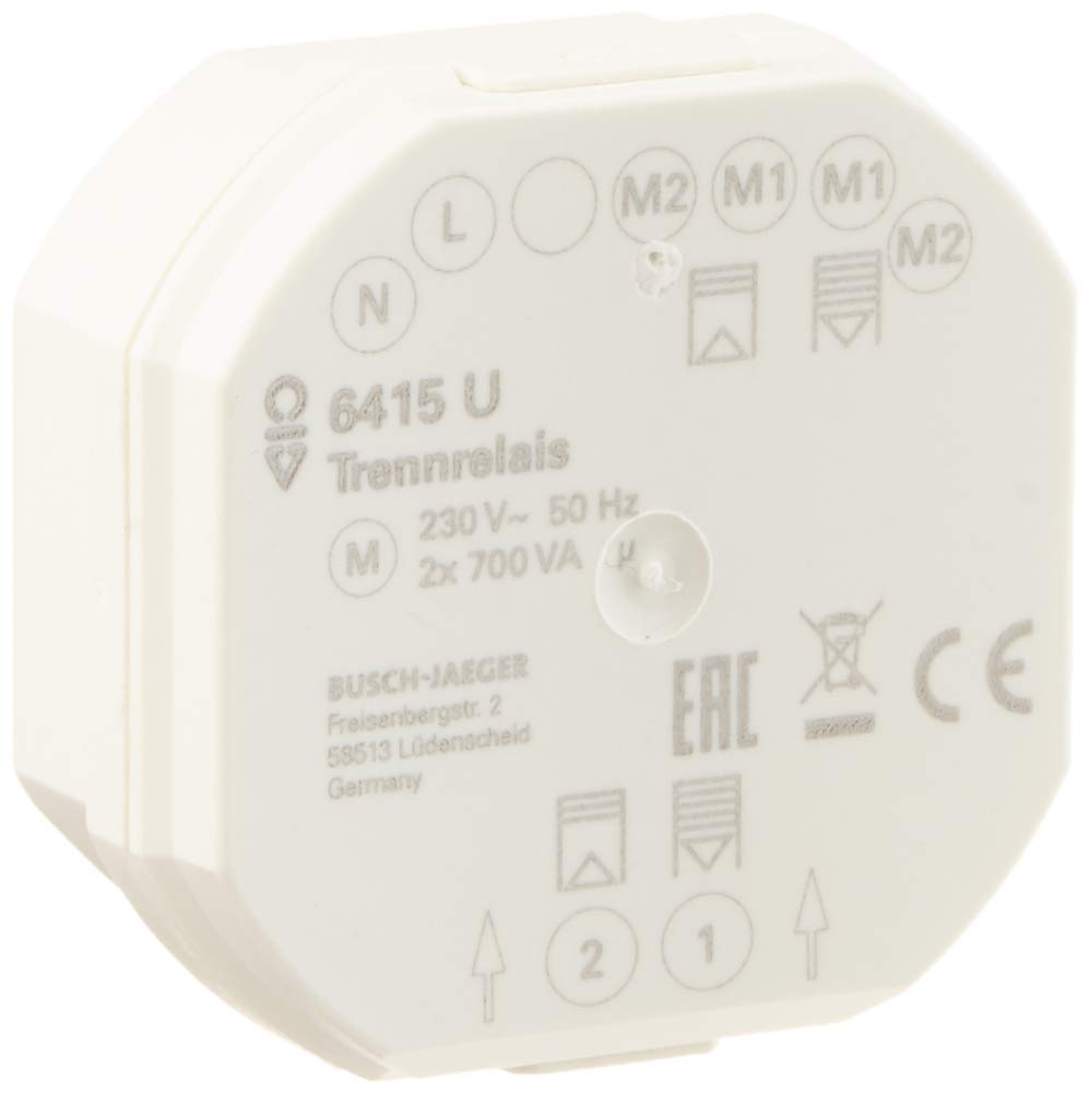 Busch-Jaeger 6415 Busch-Jalousiecontrol Trennrelais, 2-Fach
