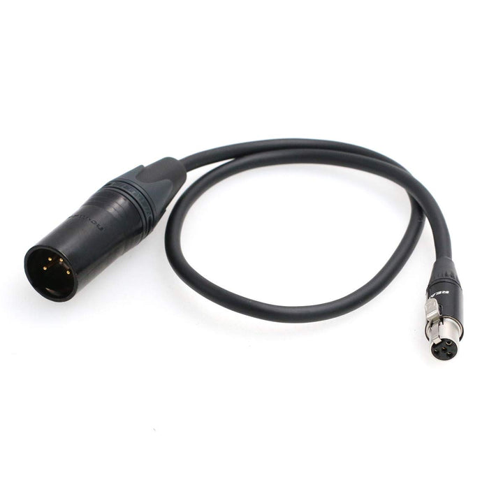 12 V Stromkabel XLR 4-polig auf Mini-XLR 4-polig für TVLogic, Alphatron EVF Monitor 50,8 cm (20 Zoll