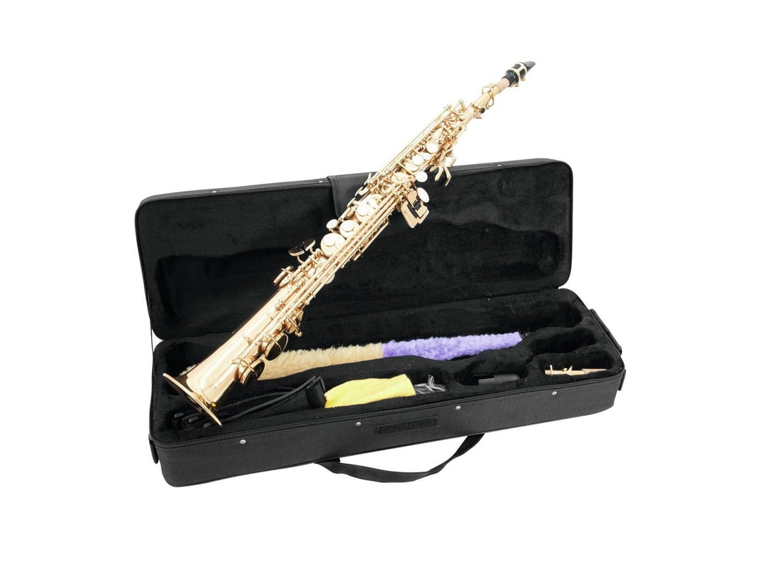 DIMAVERY SP-10 Bb Sopransaxophon, gold | Sopransaxophon, gerade in B