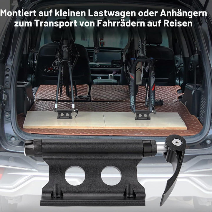 Fahrrad Gabelhalterung mit Schnellspanner Aluminiumlegierung Fahrradgabelhalterung Vorderradgabel Fe