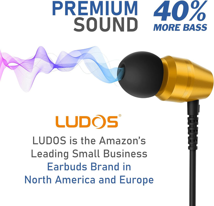 LUDOS OMNITONE USB C Kopfhörer, 5 Jahre Garantie für iPhone 16 15 Pro Max Plus Samsung Galaxy S24 S2