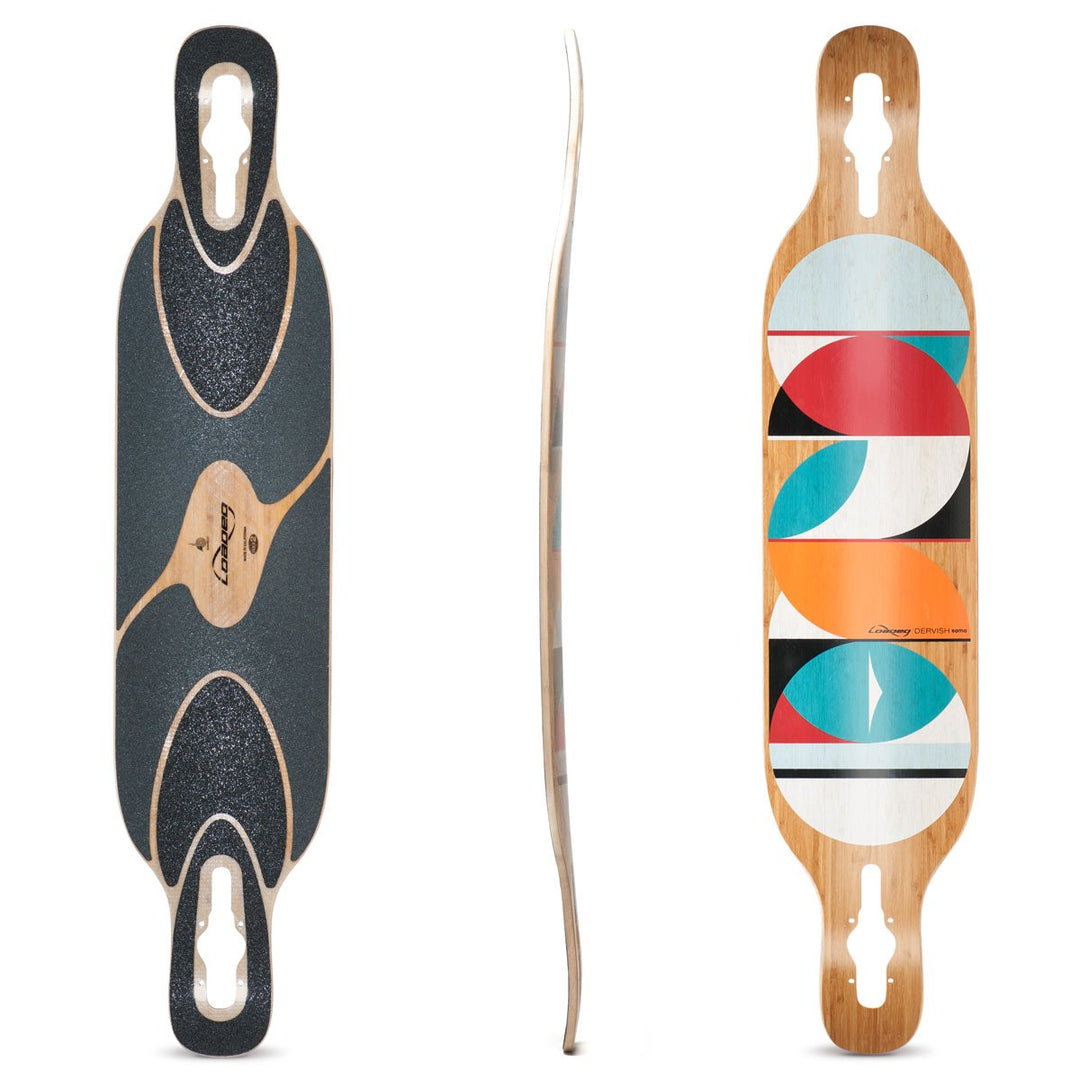 Loaded Boards Dervish Sama Bamboo Longboard Skateboard Deck Flex 2 (45 - 84+ kg / 125 - 215+ lbs.),
