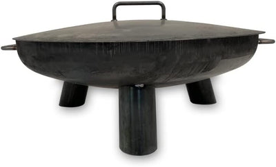 Feuerschalen Deckel Flint Ø72cm - Deckel für Feuerschale, Feuertonne aus Stahl - Abdeckung für Feuer