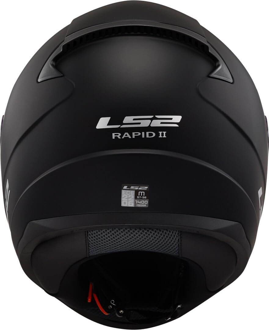 LS2, Integraler Motorradhelm Rapid SOLID Matt Black, XS, XS