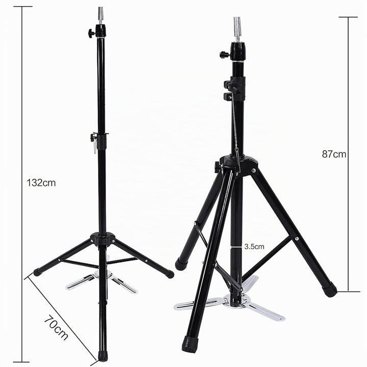 Verstellbare Friseur Training Mannequin Manikin Kopf Stativ Stand Manikin Perücke Puppen Halter, Rob