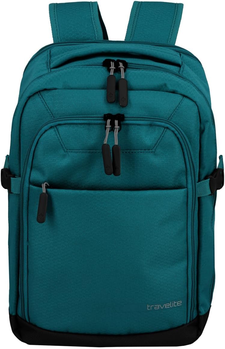Travelite Handgepäck Rucksack, RyanAir Masse, KICK OFF, Laptop Rucksack 13 Zoll, Praktischer Rucksac