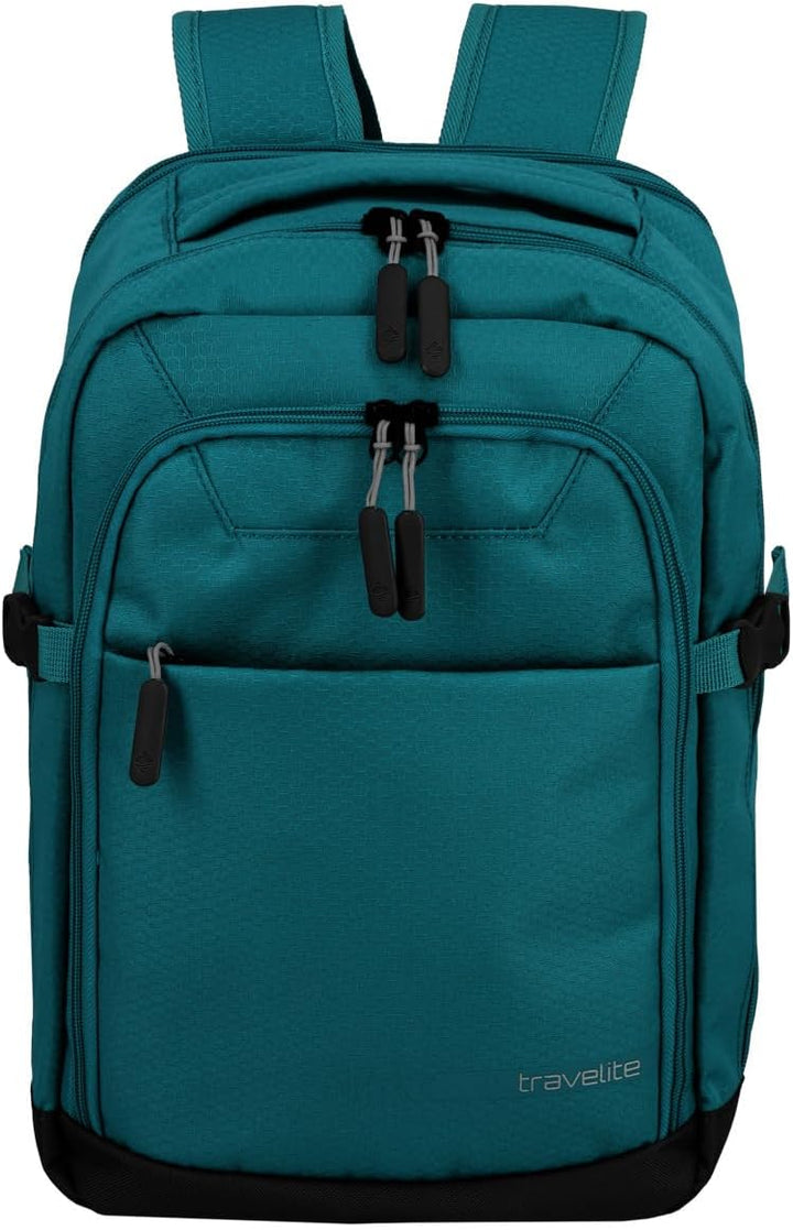 Travelite Handgepäck Rucksack, RyanAir Masse, KICK OFF, Laptop Rucksack 13 Zoll, Praktischer Rucksac