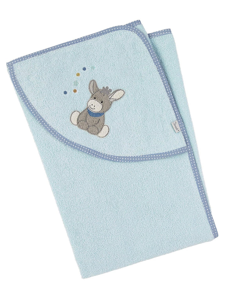 Sterntaler Kapuzenbadetuch 100x100 Emmily Schmetterlinge &amp; Baby Handtuch Kapuze - Kapuzenhandtuch EM