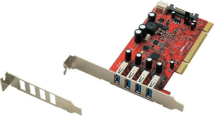 Renkforce 4 Port USB 3.2 Gen 1-Controllerkarte USB-A PCI