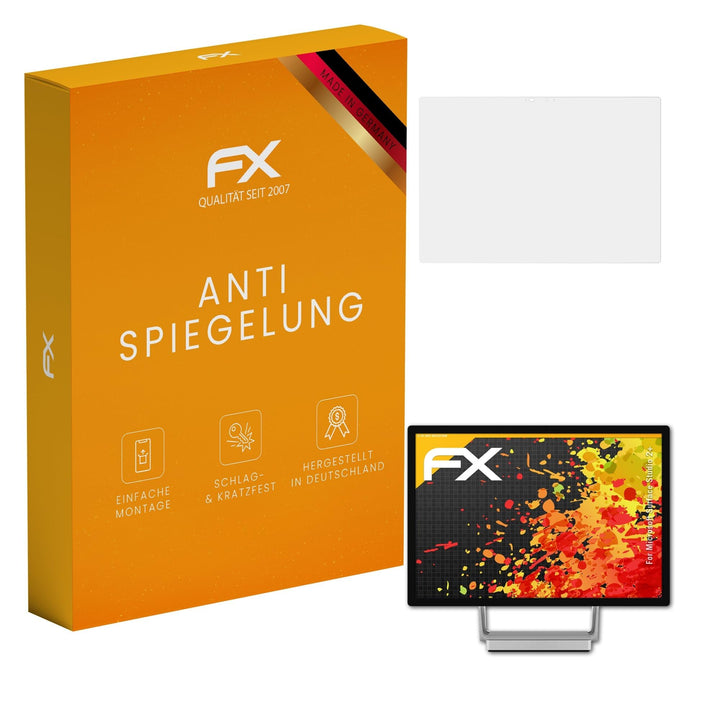 atFoliX Panzerfolie kompatibel mit Microsoft Surface Studio 2+ Schutzfolie, entspiegelnde und stossd