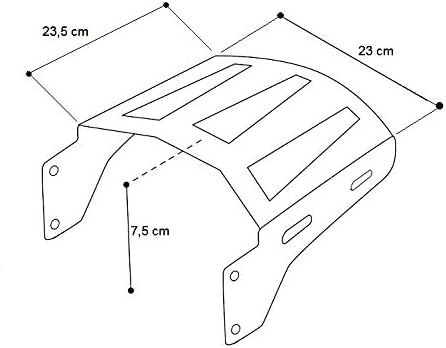 Gepäckträger für Harley Davidson Softail 06-17 Chrom